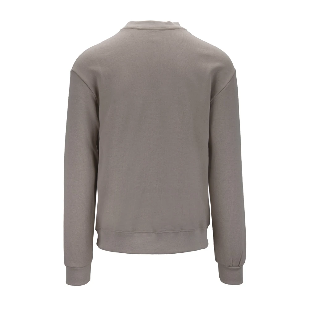 F**k Geborduurde Katoenen Crewneck Sweatshirt Gray Dames