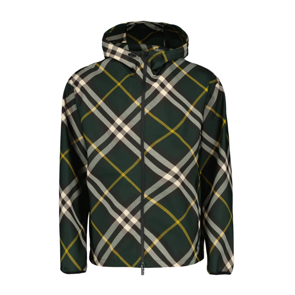 Burberry Geruite windjack Multicolor Heren