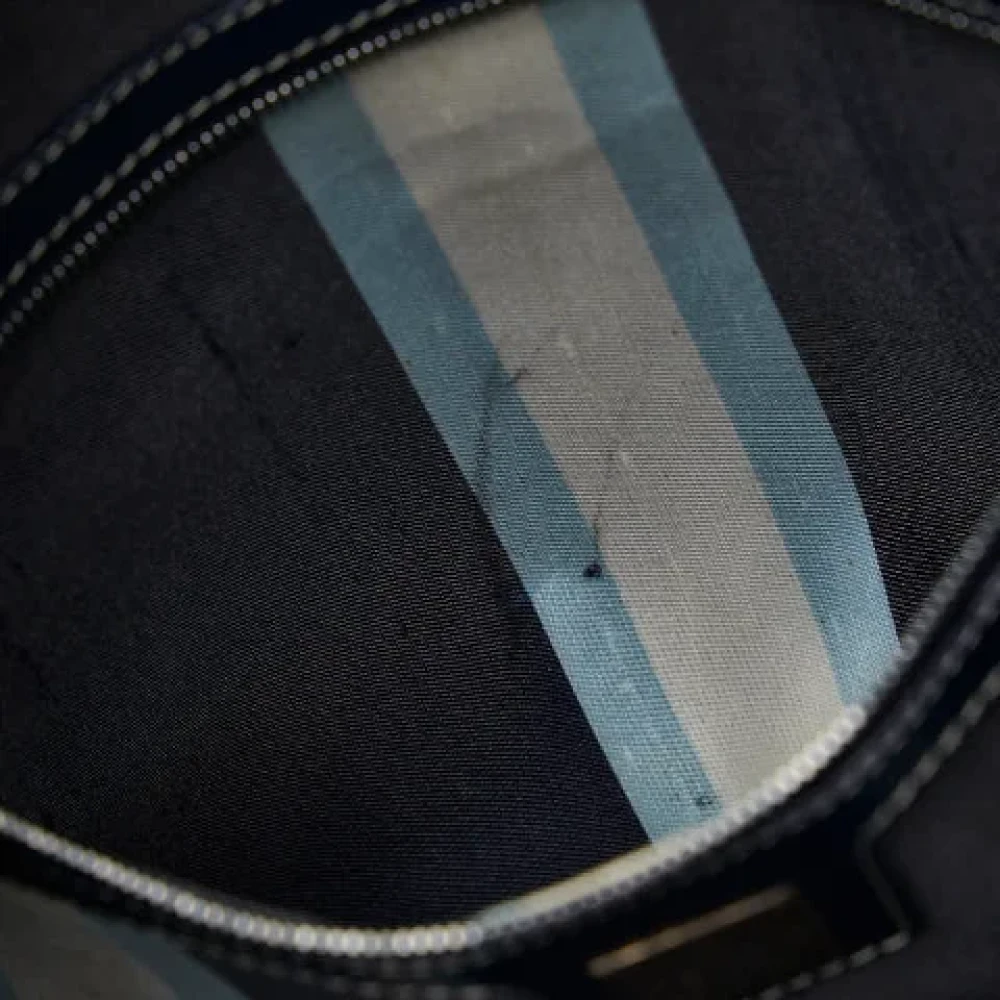 Fendi Vintage Pre-owned Canvas handbags Blue Dames
