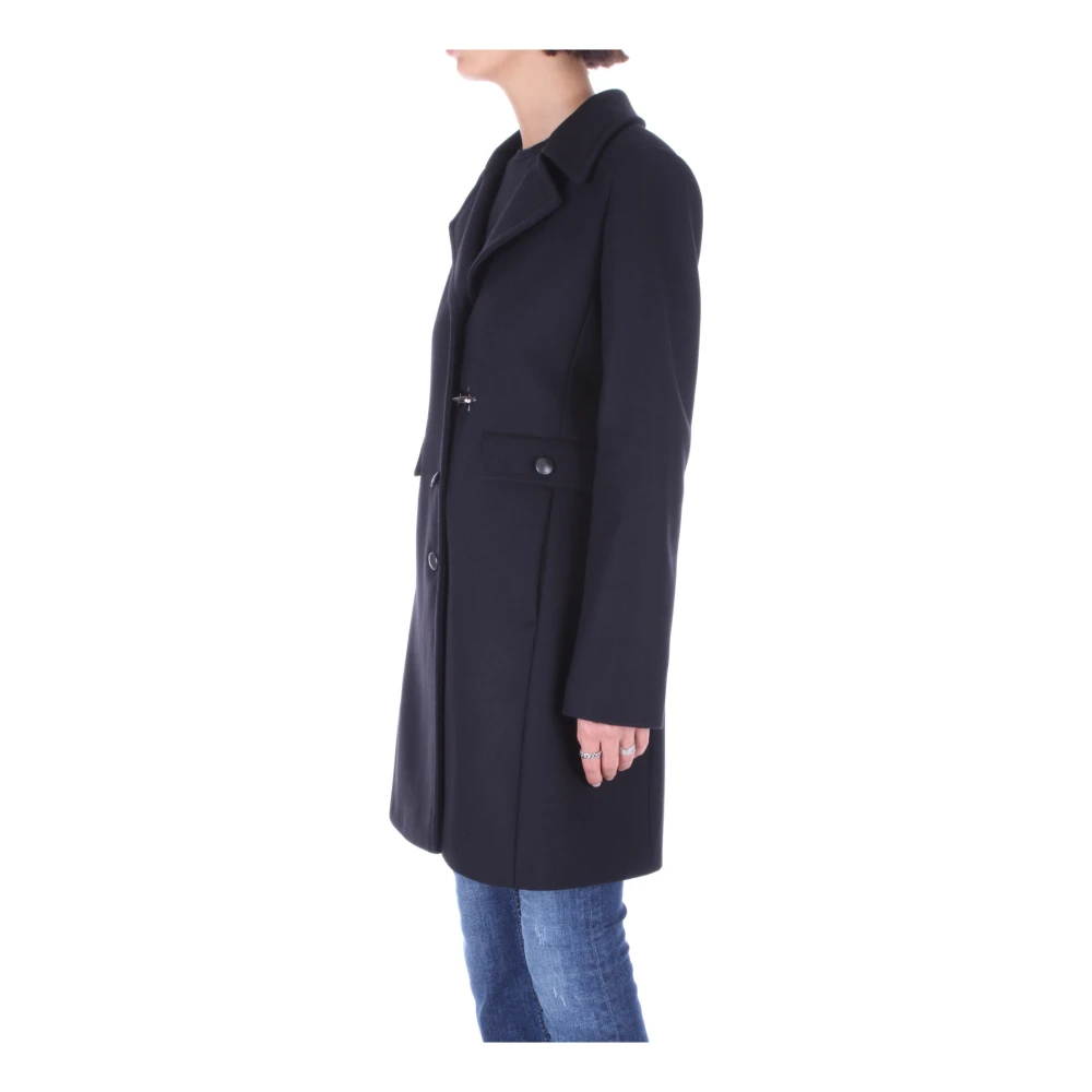 Fay Enkelrijig Jas Black Dames