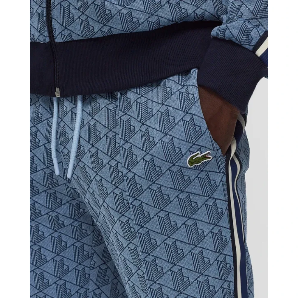Lacoste Heren Logo Sweatpants Blue Heren
