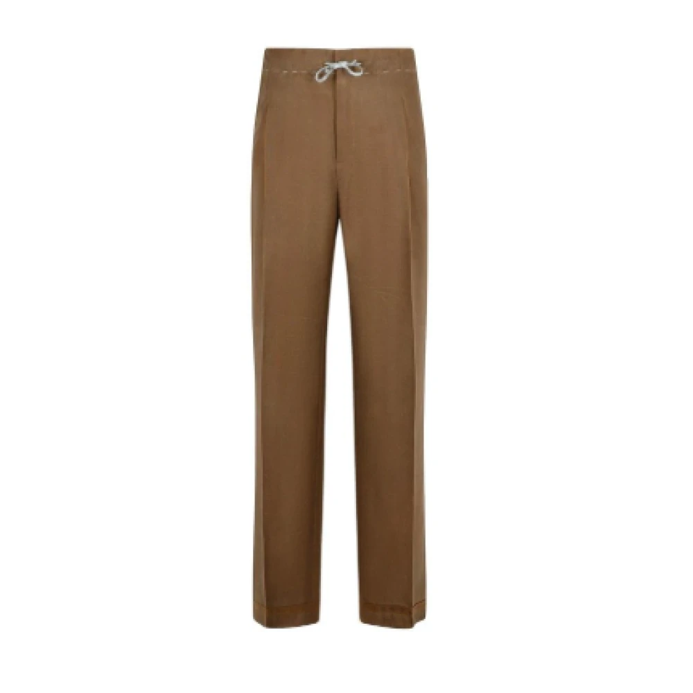 Maison Margiela Hombre Beige - Pantalones De Mohair Y Lana - Trousers - S