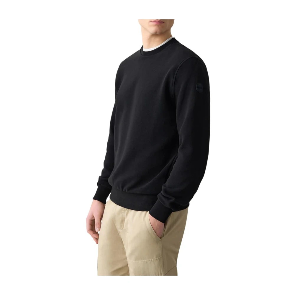 Colmar Elegante witte sweatshirt met tonaal logo Black Heren
