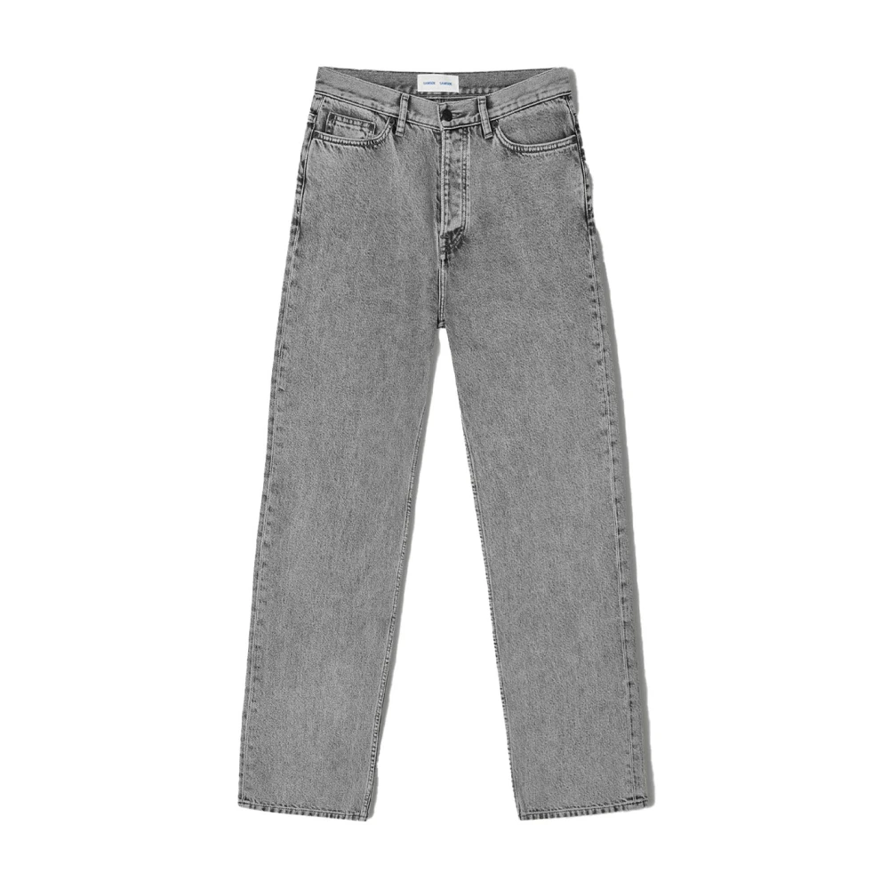 Samsøe Rechte Pijp Biologische Katoen Jeans Gray Heren