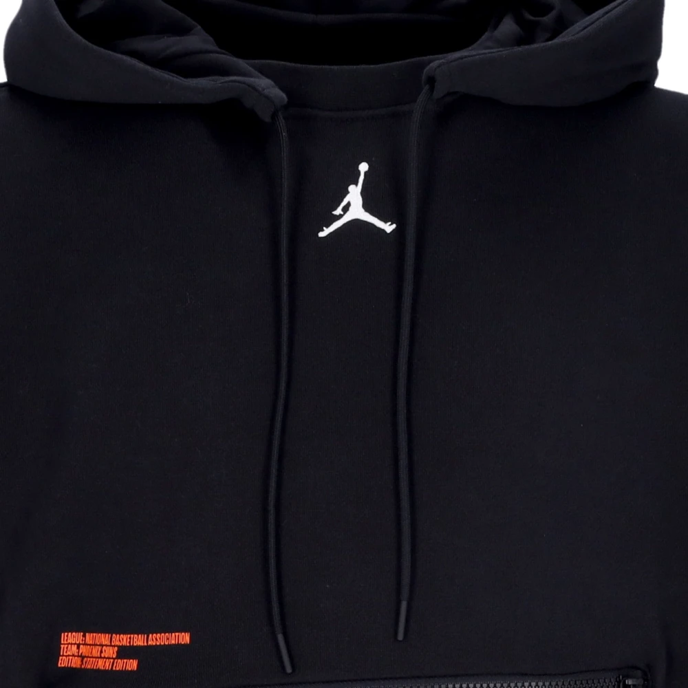 Jordan NBA Courtside Statement Fleece Hoodie Black Heren