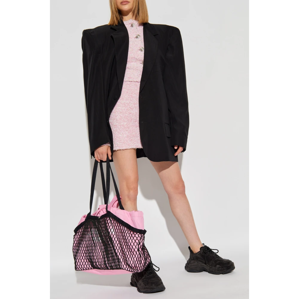Balenciaga Tweed jas Pink Dames