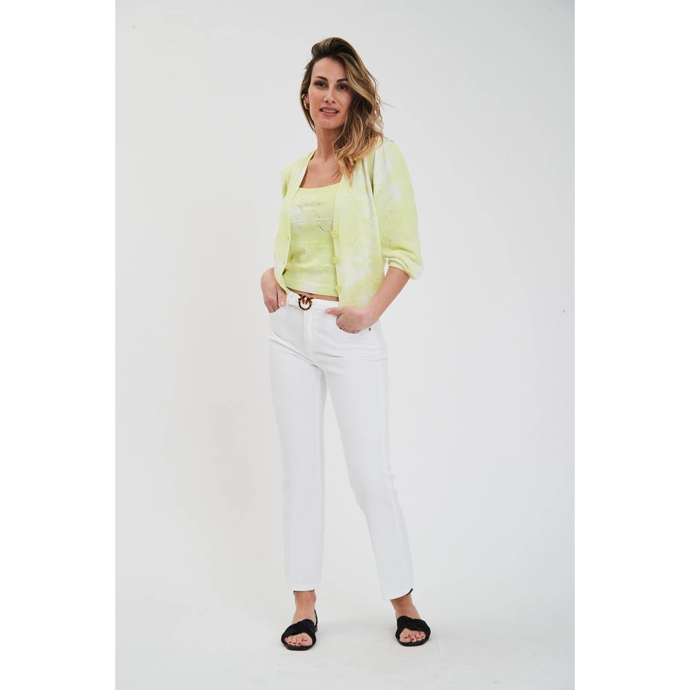 pinko Villayon Cardigan Green Dames