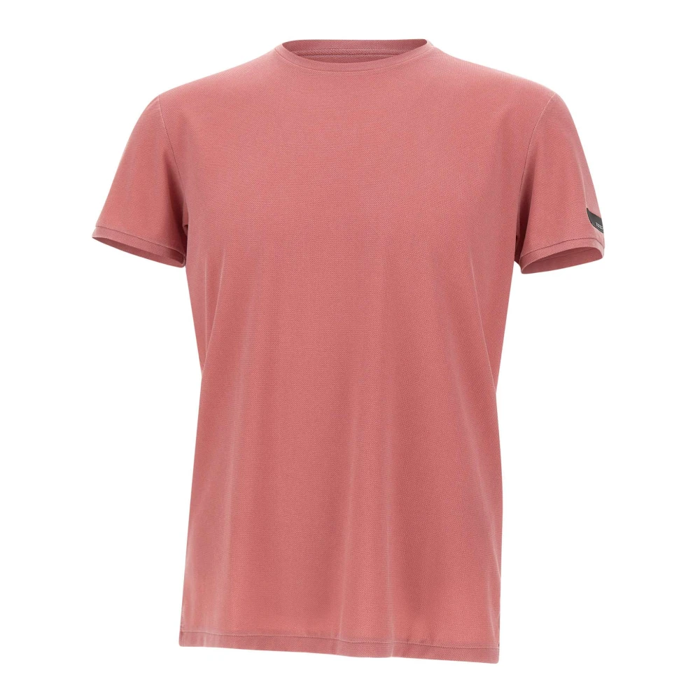 Rrd Men's Pink Techno Wash Piquè Shirt