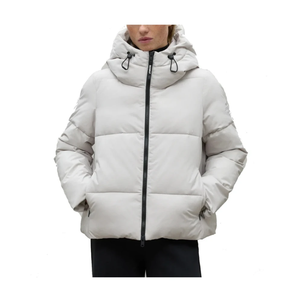Ecoalf Stijlvolle Jas voor Mannen White Dames