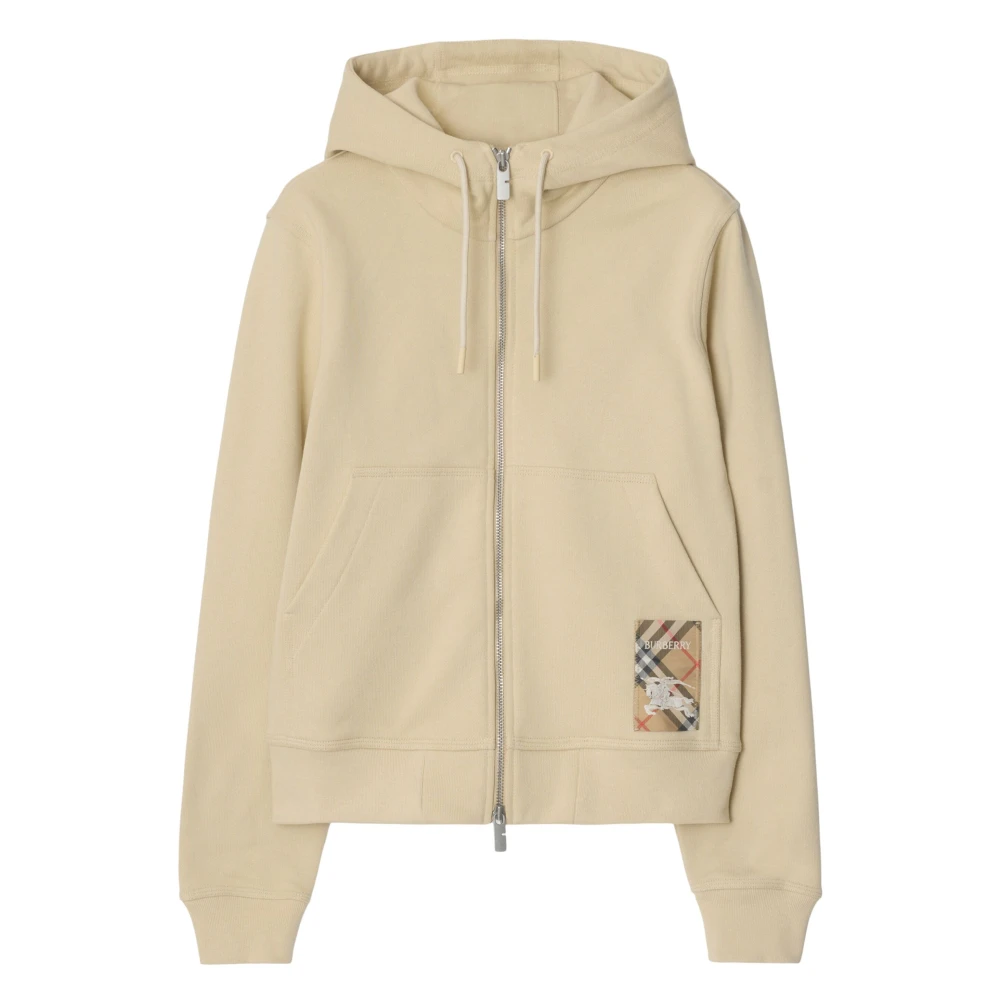 Burberry Nutmeg Hoodie voor Stijlvol Comfort Beige Dames
