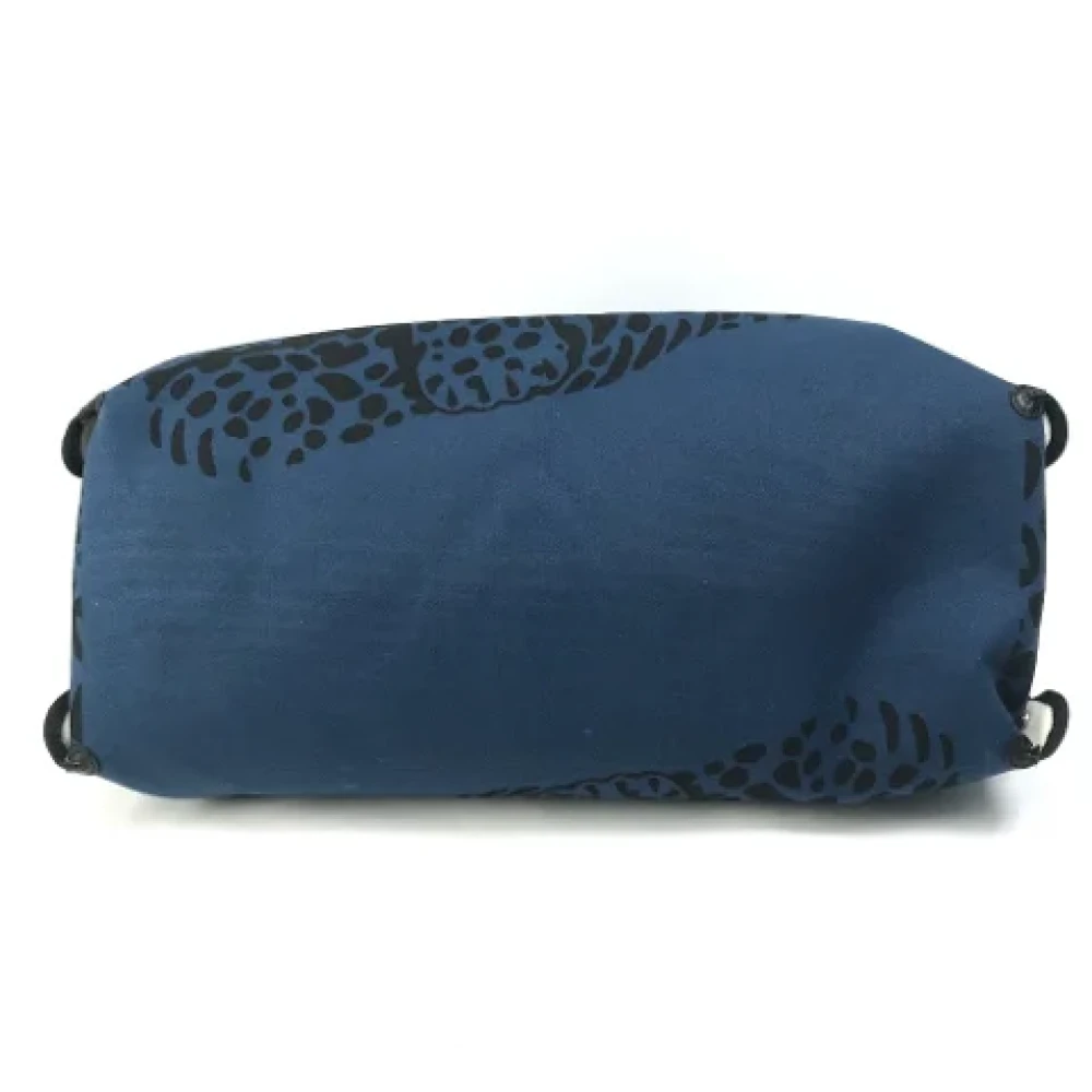 Hermès Vintage Pre-owned Cotton totes Blue Dames