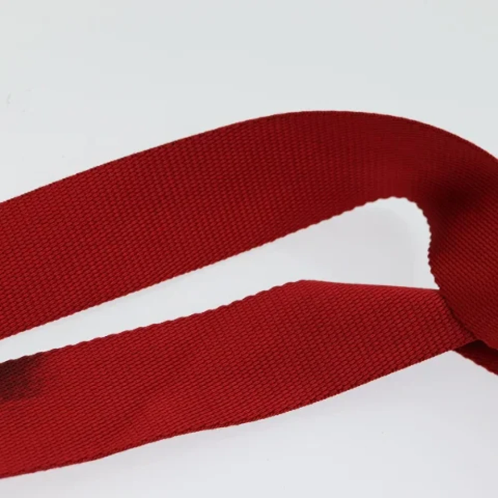 Prada Vintage Pre-owned Nylon totes Red Dames