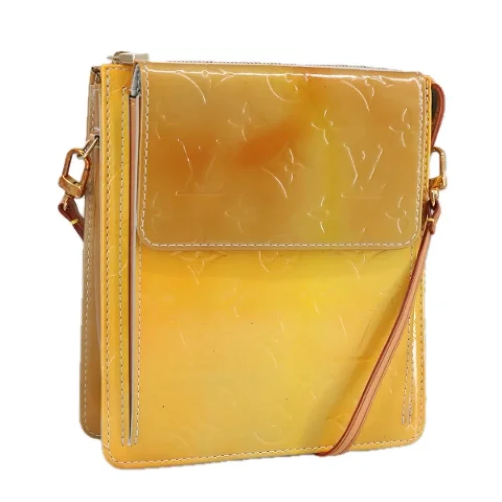 Louis Vuitton Vintage Pre-owned Leather louis-vuitton-bags Yellow Dames