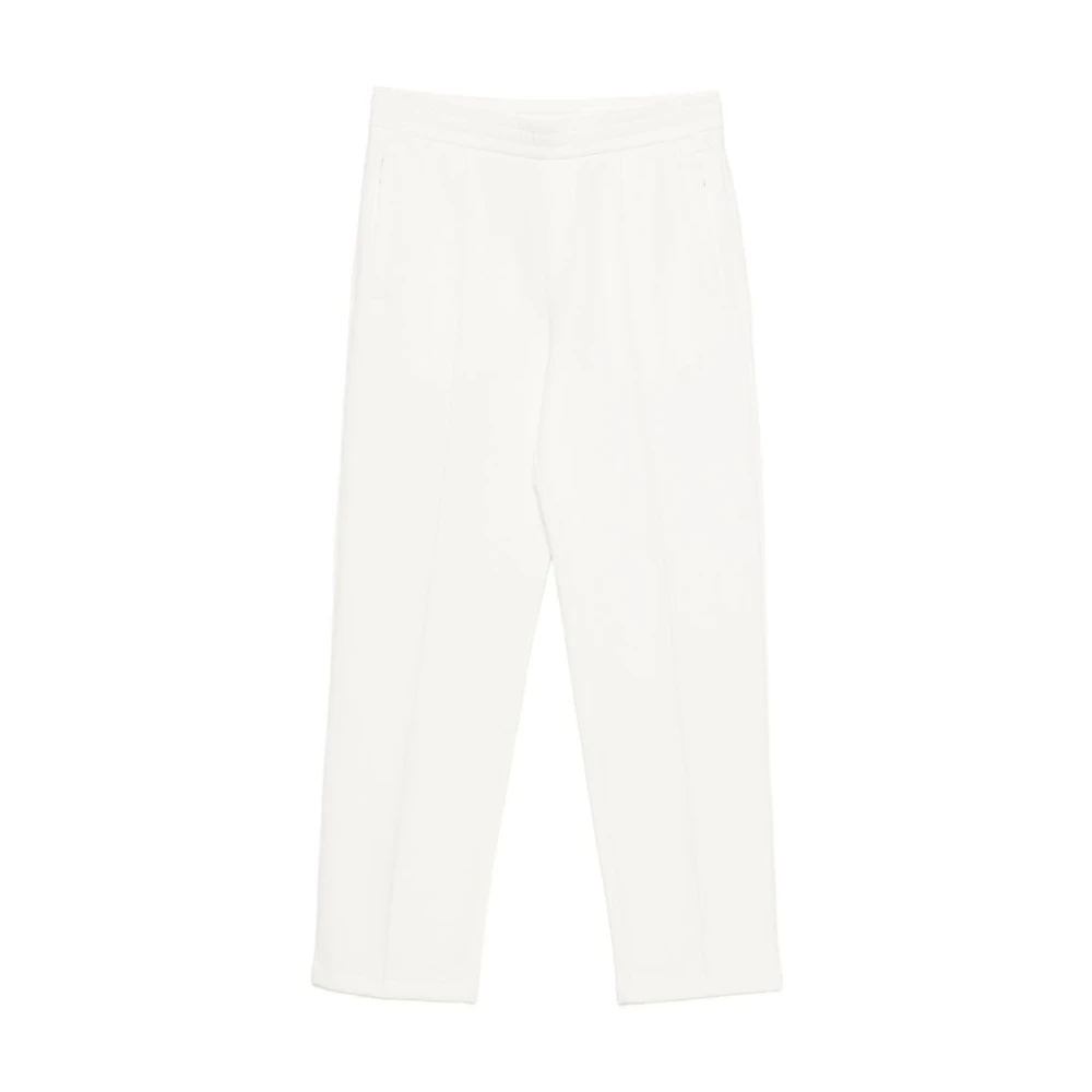Emporio Armani Men's White Sweatpants, S, Cotton Joggers