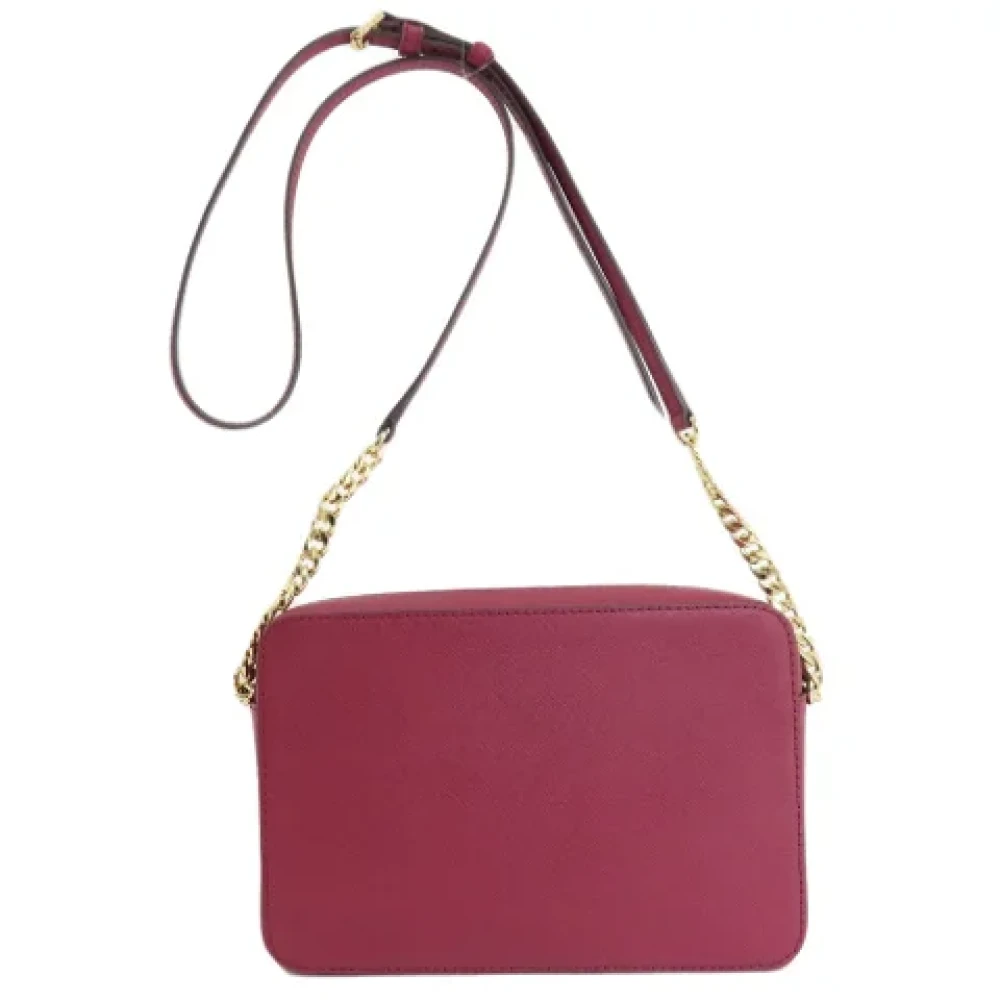 Michael Kors Pre-owned Leather shoulder-bags Red Dames