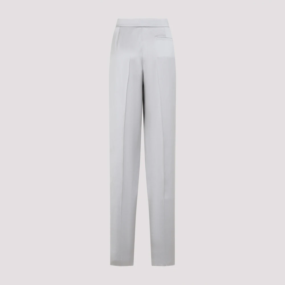 Giorgio Armani Slim Fit Broek Gray Dames