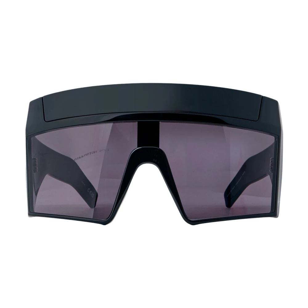 Rick Owens Black Shield-Frame Sunglasses - Unisex - Sunglasses - One Size - Accessories