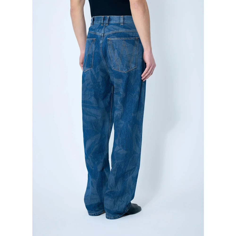 Vivienne Westwood Baggy Jeans met Grafisch Motief Blue Heren
