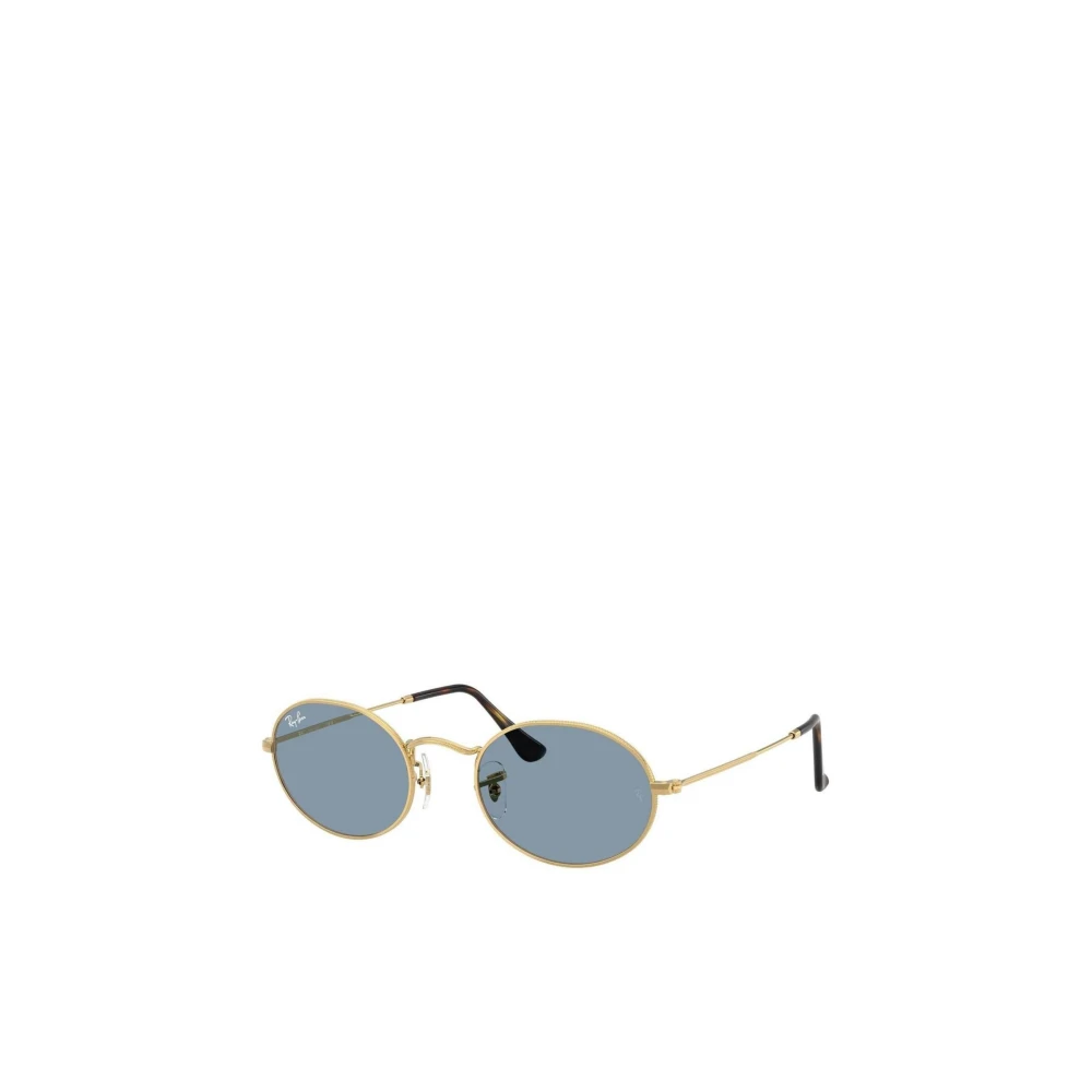 Ray-Ban Sunglasses, Male, 51 Mm, Vintage Oval Unisex Sunglasses Yellow