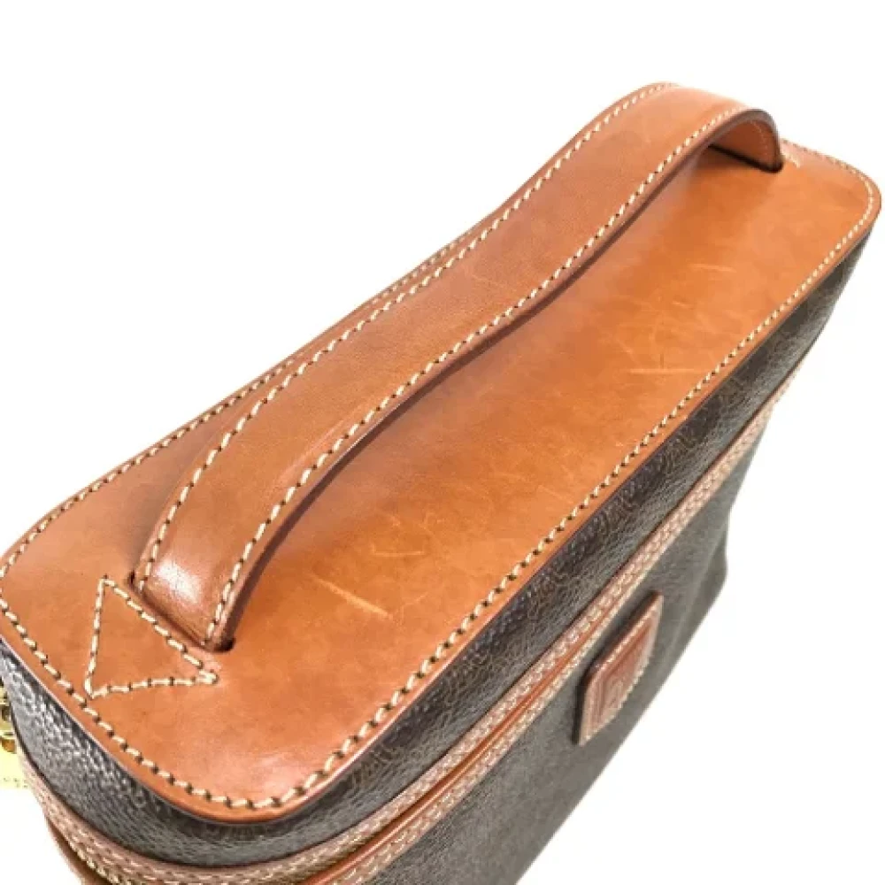 Celine Vintage Pre-owned Leather shoulder-bags Brown Dames