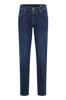 jean-droit-homme-bleu-fonce-avec-details-du-logo
