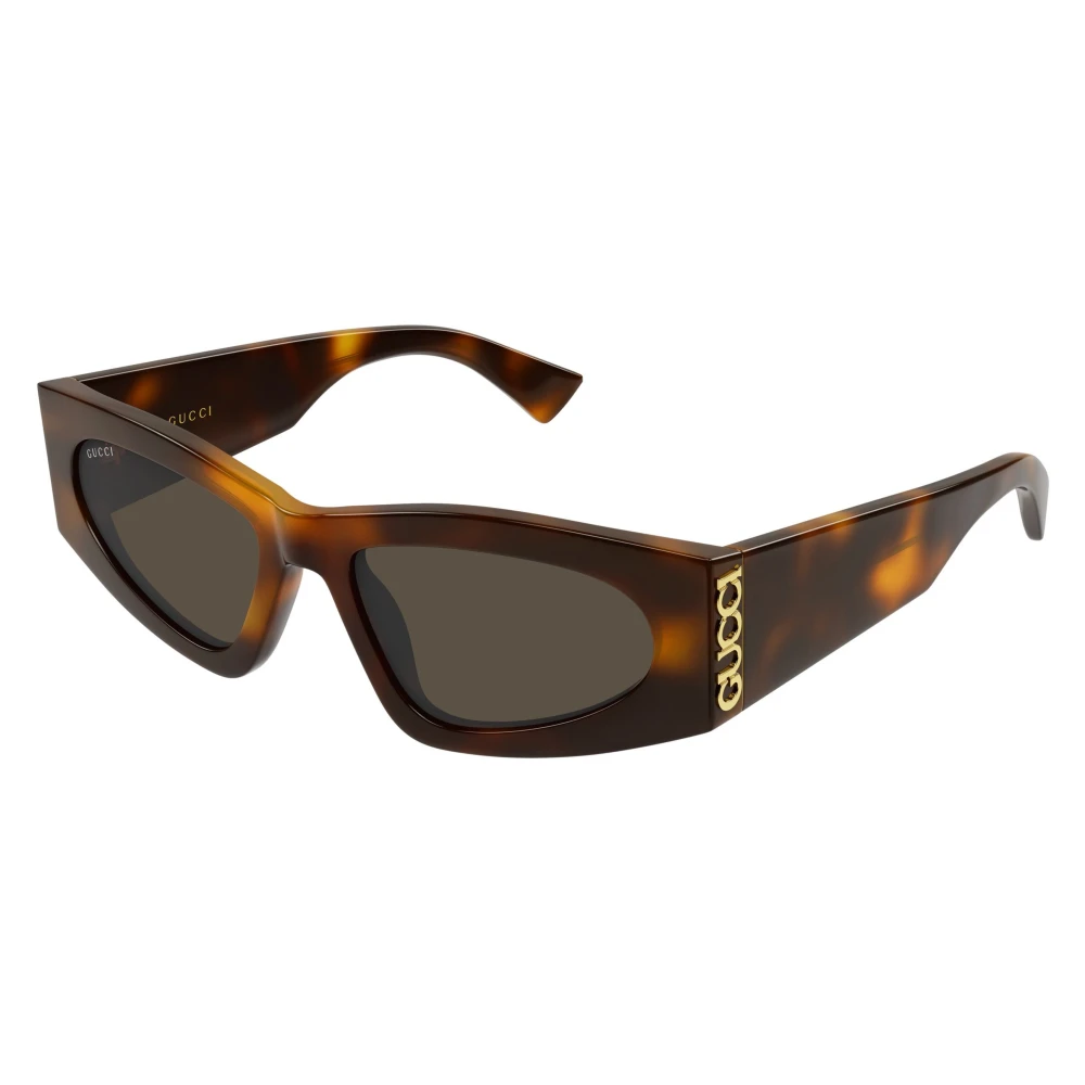 Gucci Unisex Brown Cat-Eye Sunglasses