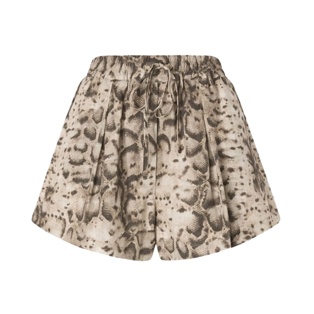 Pinko Women's Beige Short Shorts, M, Short Shorts