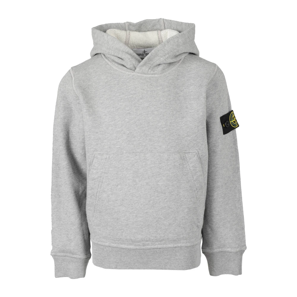 Stone Island Stilren Hoodie Sweatshirt Gray, Pojke