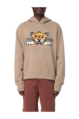 sweatshirt-graphique-tigre-homme-noir