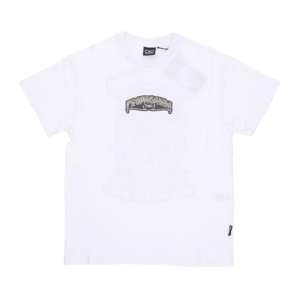 Propaganda Witte Dance Tee met Logo Print White Heren