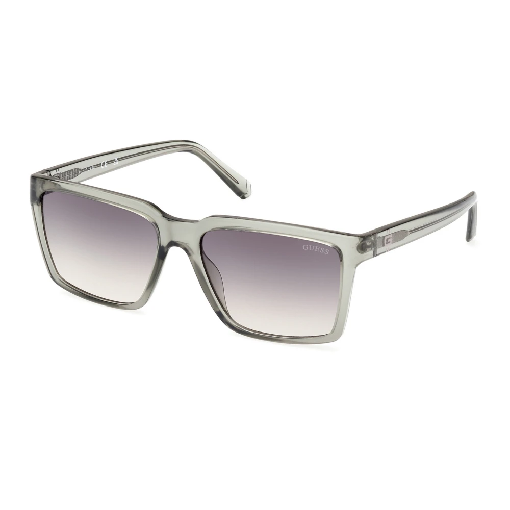 Guess Unisex Gray Sunglasses, 58 Mm, Green Shaded Sunglasses