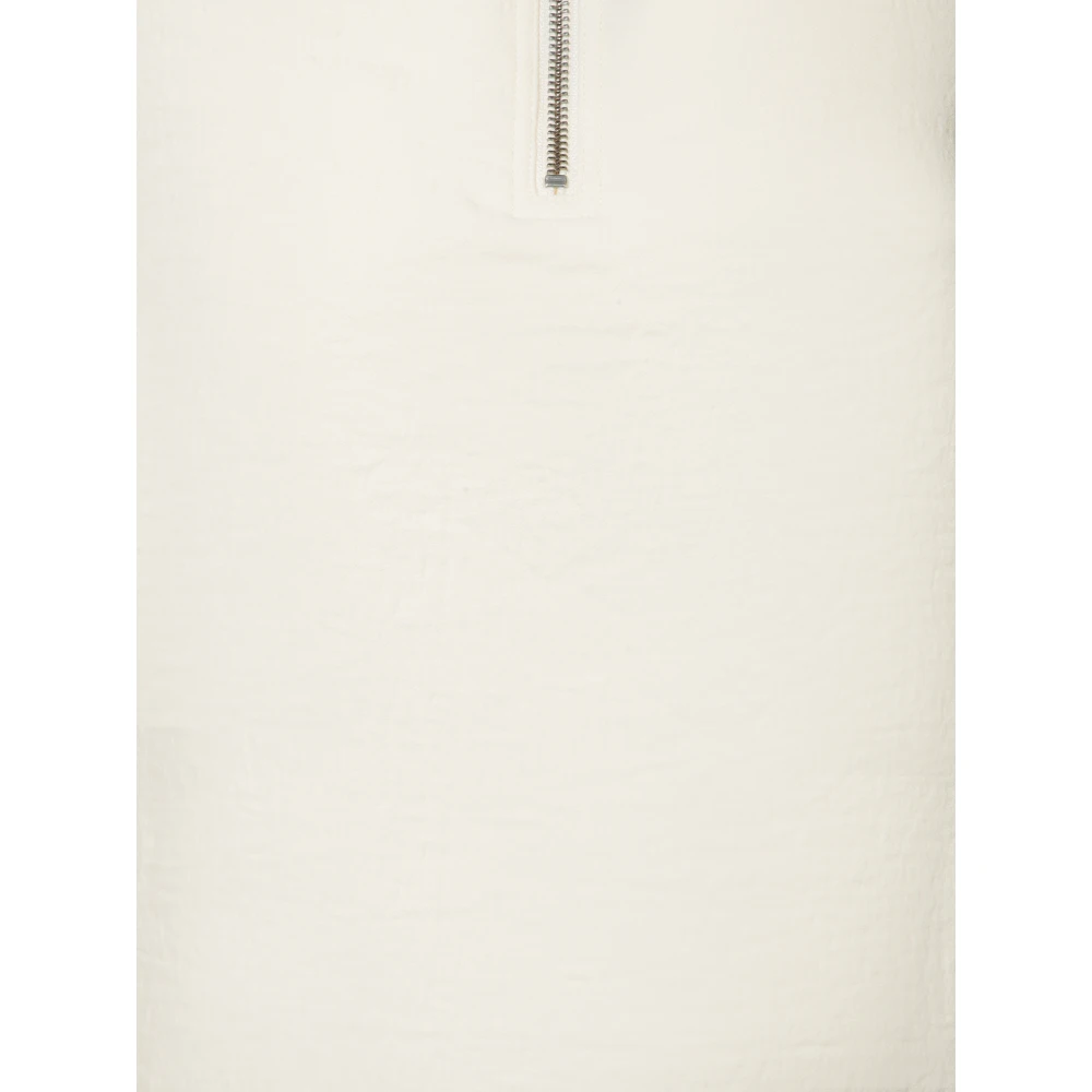 JW Anderson Witte Gebreide Trui met Rits Kraag White Dames