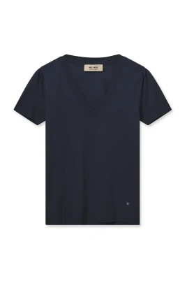 Mjuk V-ringad Tee Topp
