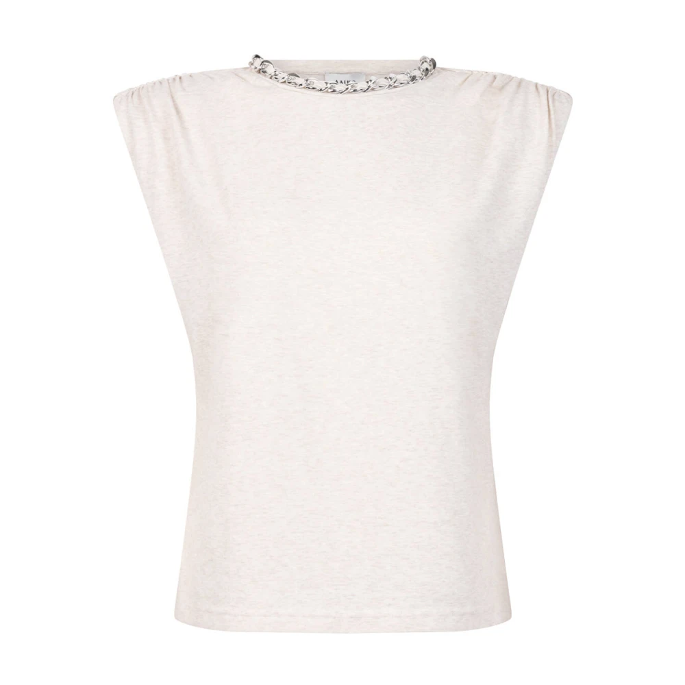 Aaiko Lange Mouw Top Amara CO 540 Beige Dames