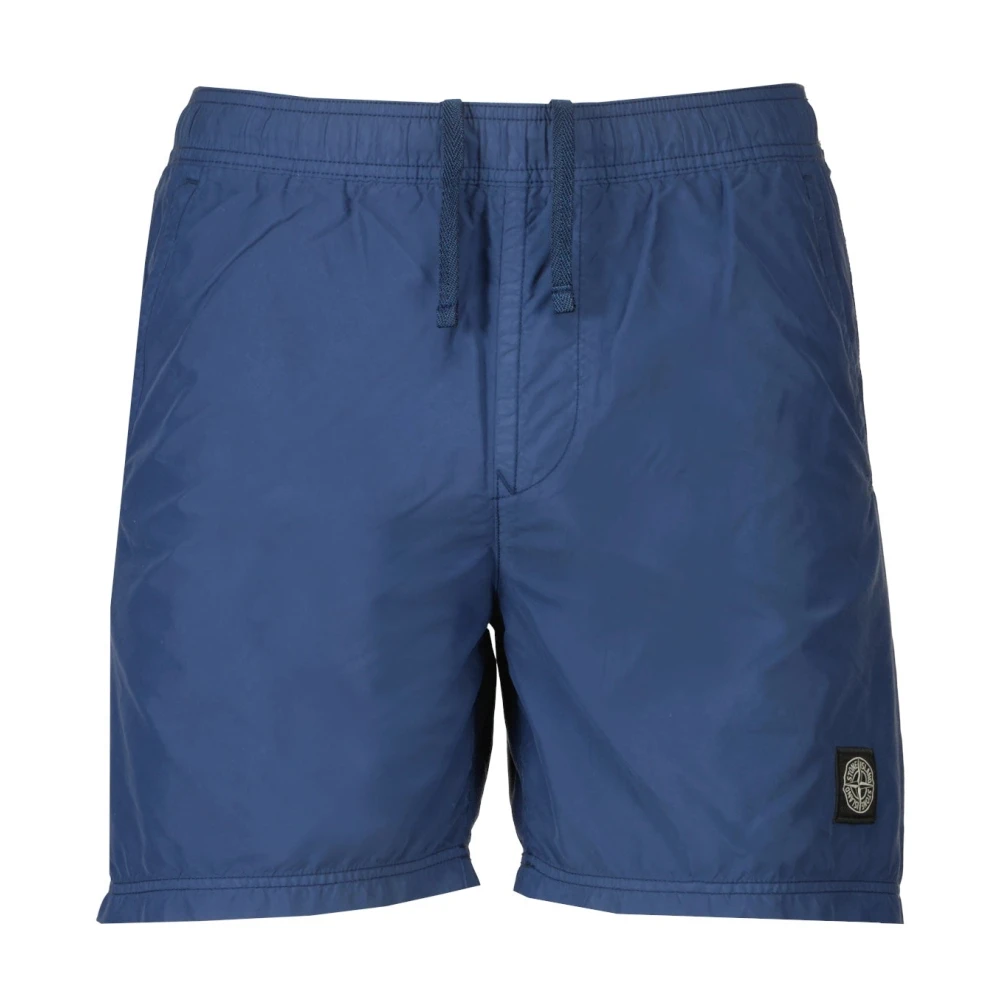 Stone Island Kompaslogo zwemshorts Navy Blue Heren