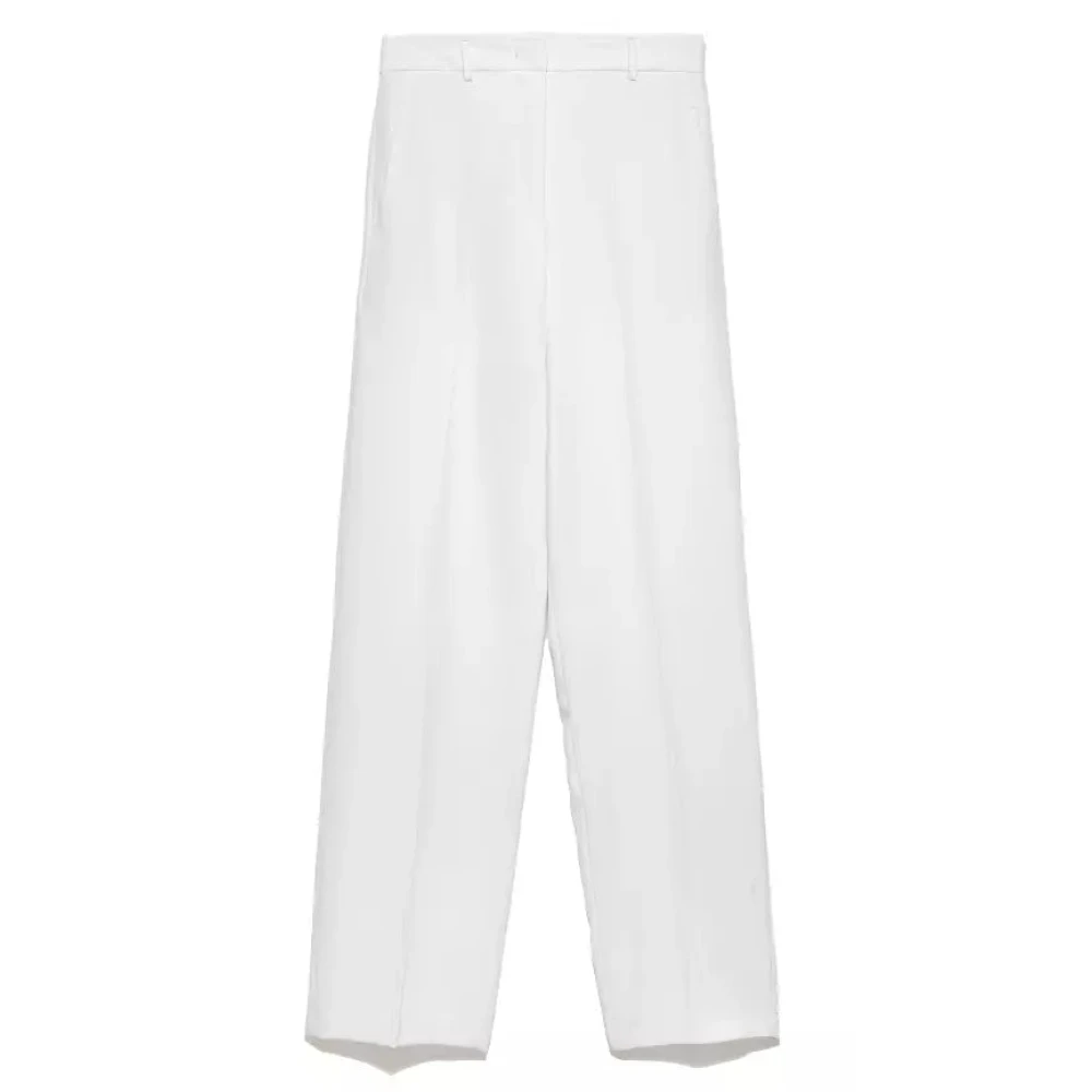 Hinnominate White Polyester Jeans & Pant White Dames