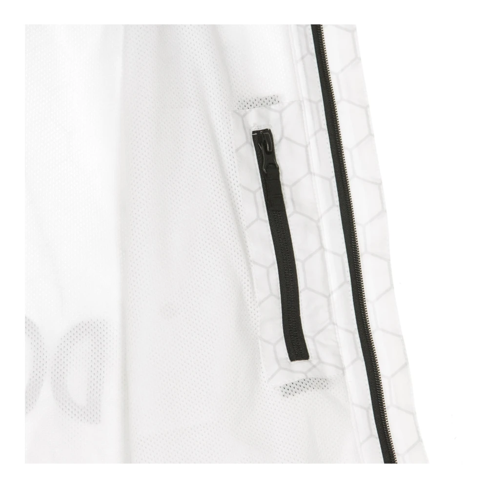 Dolly Noire Soldier Full Zip Windbreaker Jas White Heren