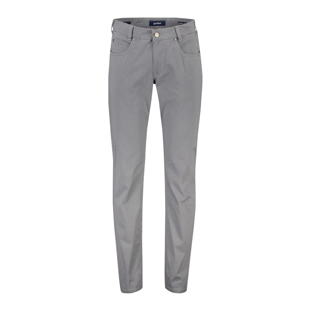 Gardeur Stijlvolle Grijze Slim-Fit Jeans Gray Heren