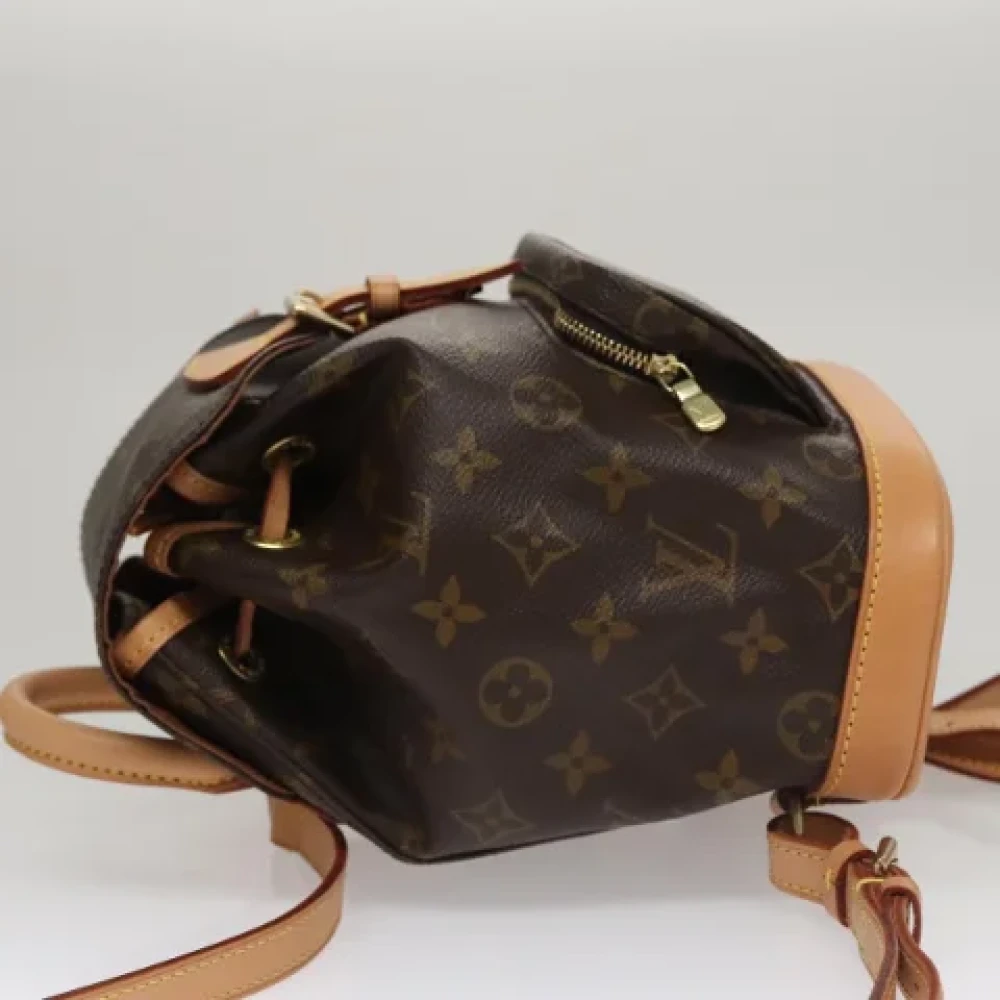 Louis Vuitton Vintage Pre-owned Canvas backpacks Brown Dames