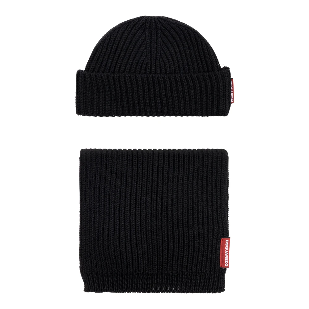 Dsquared2 Uomo Nero Accessori, Taglia Unica, New,
