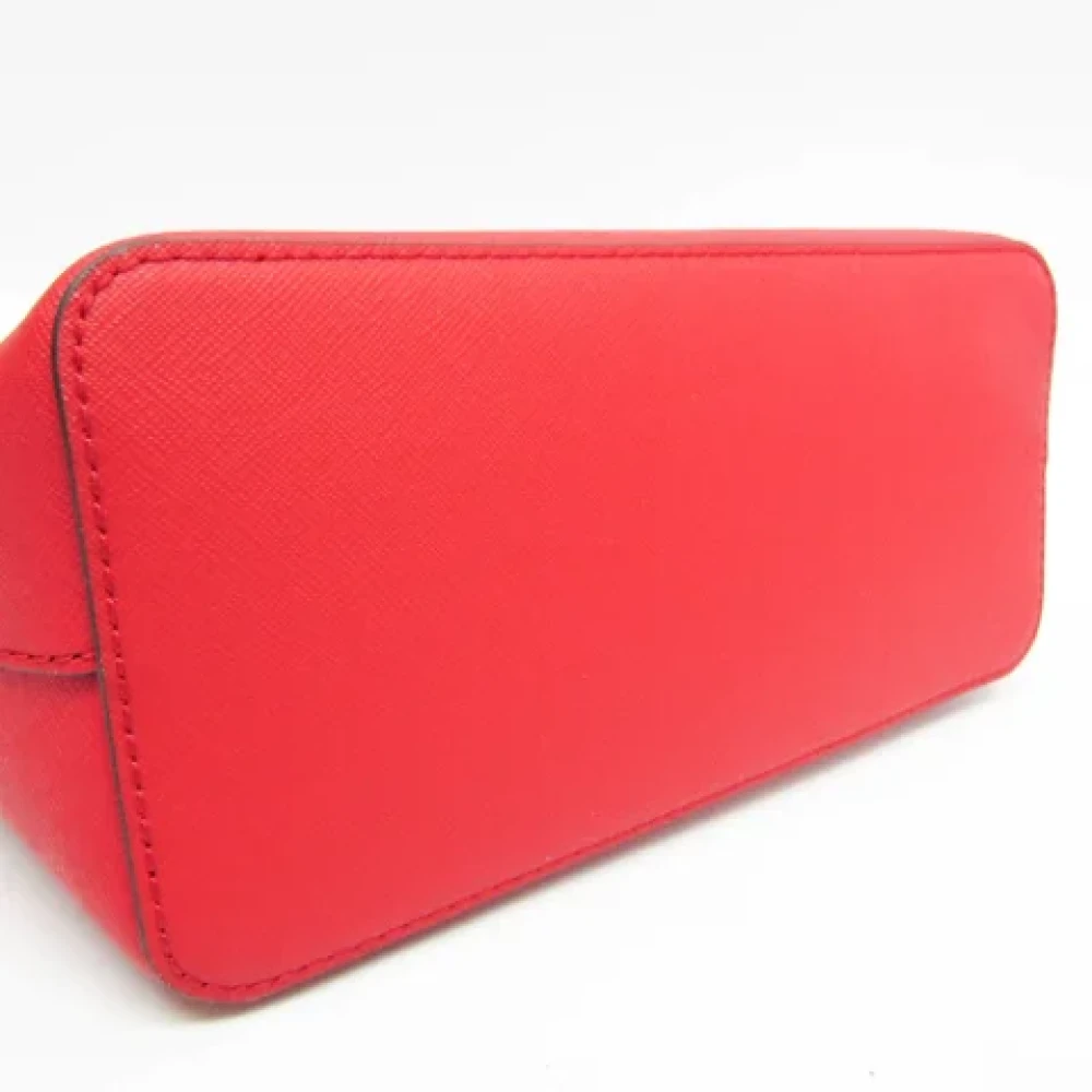 Michael Kors Pre-owned Leather handbags Red Dames