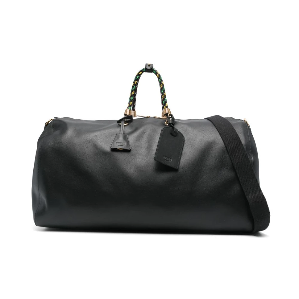 Moschino Zwarte Tas met Bovenrits en Handvatten Black Heren