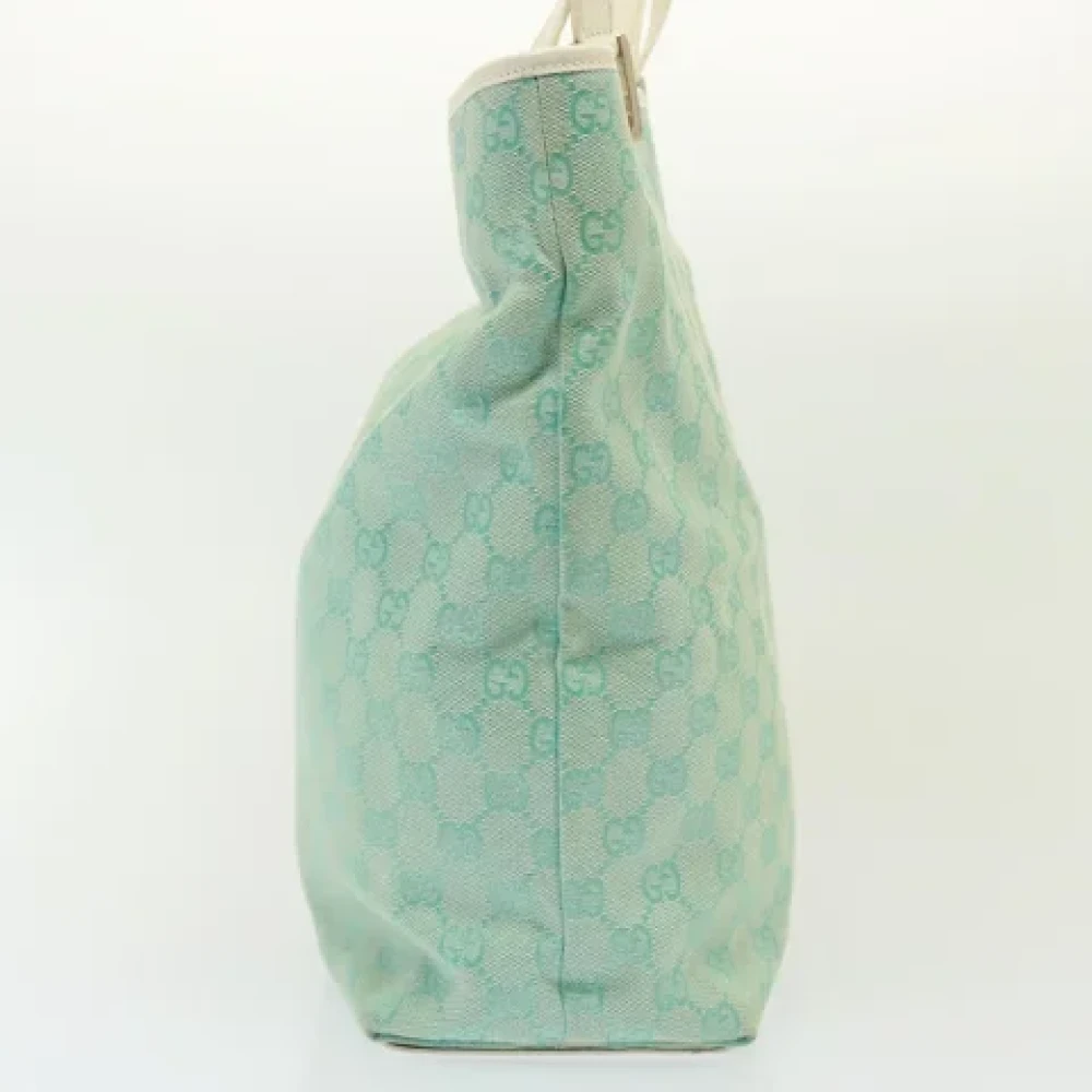 Gucci Vintage Pre-owned Canvas gucci-bags Blue Dames
