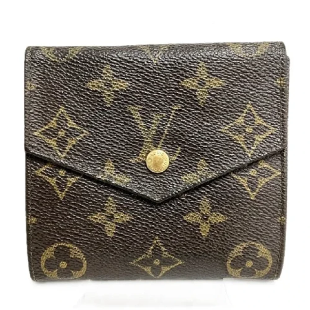 Louis Vuitton Vintage Pre-owned Canvas wallets Brown Dames