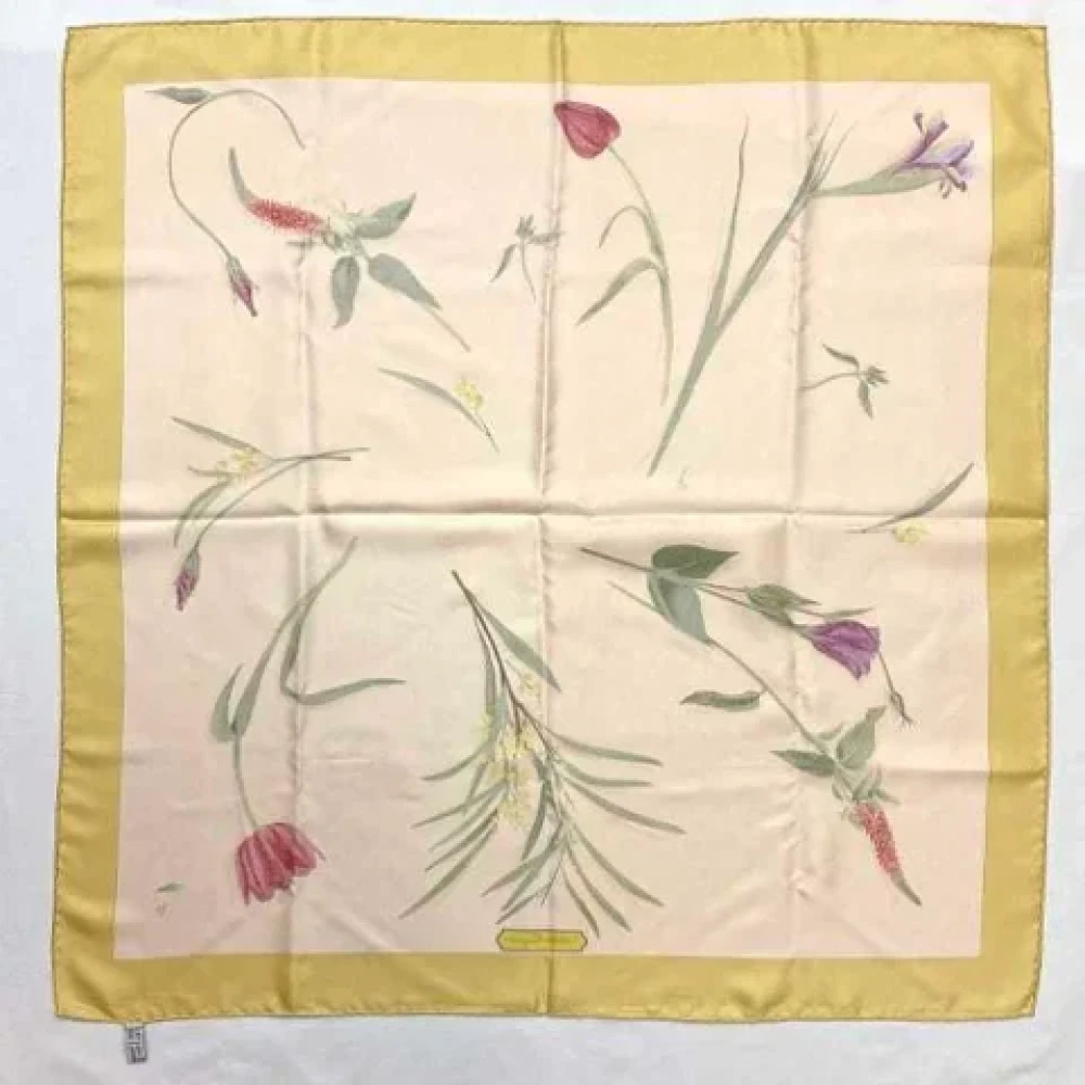 Salvatore Ferragamo Pre-owned Silk scarves Multicolor Dames