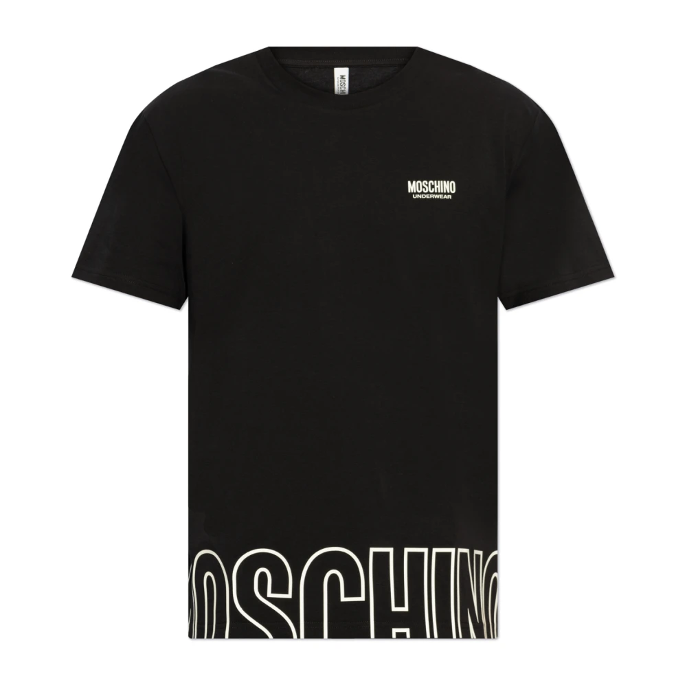 Moschino T-shirt uit de ondergoedlijn Black Heren