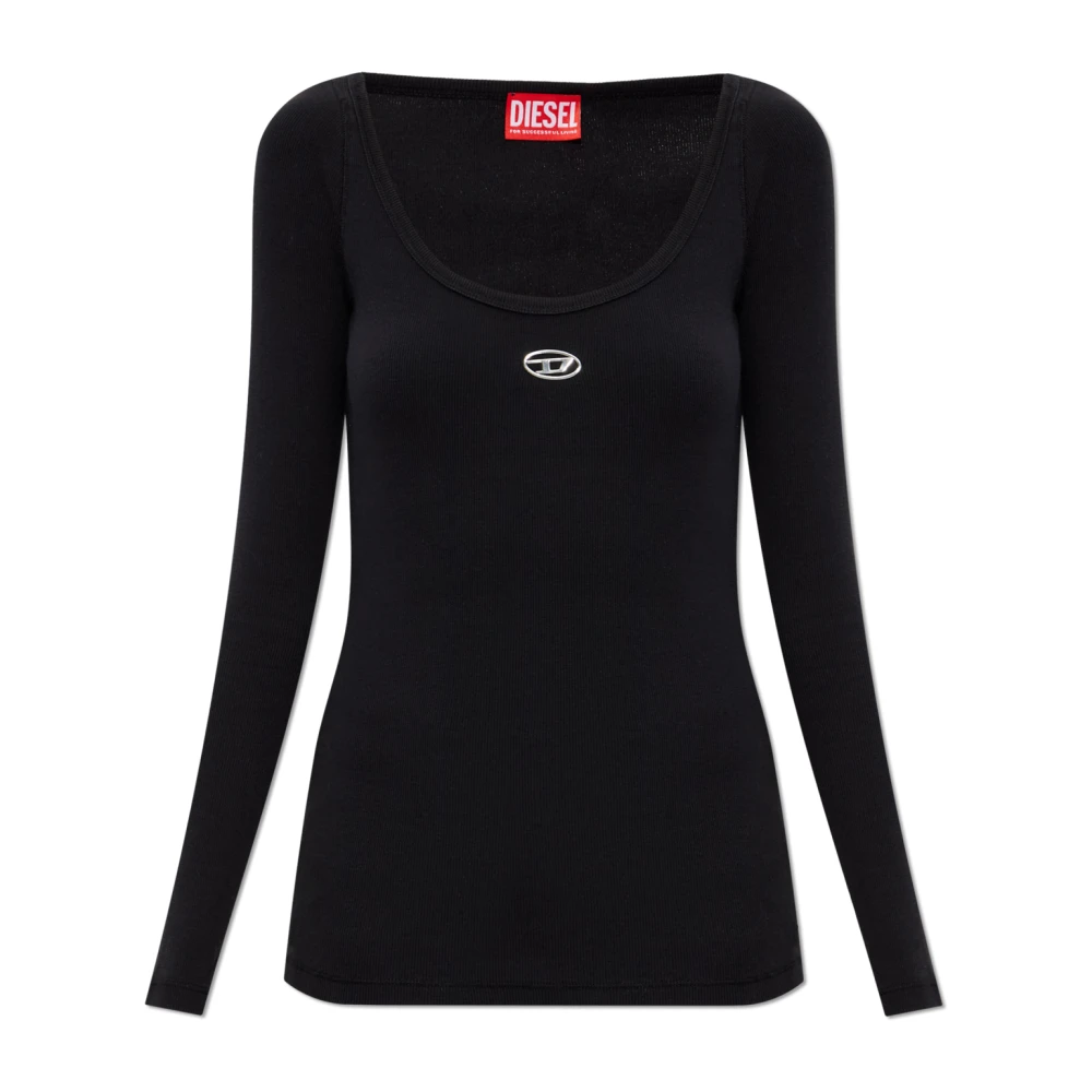 Diesel Donna Nero Top, S, New,