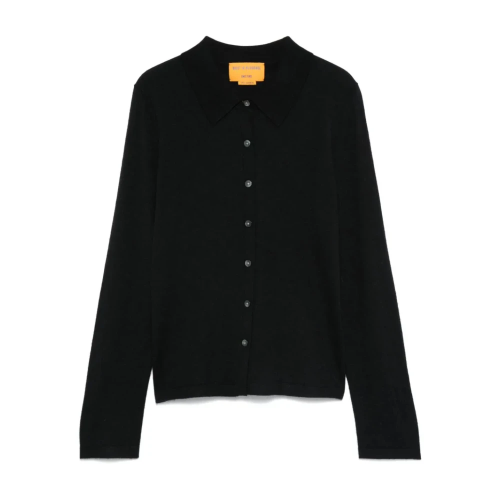 Guest In Residence Kasjmier Zwarte Shirt voor Vrouwen Black Dames