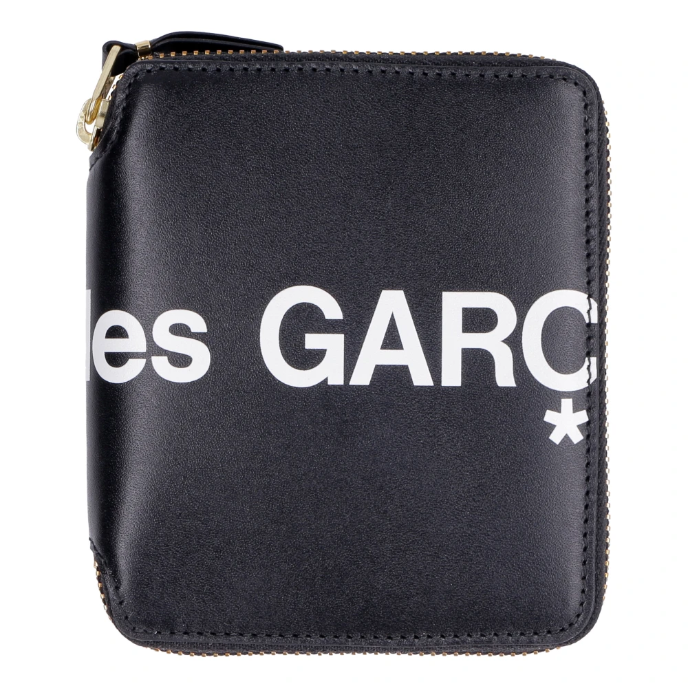 Comme Des Garçons Women's Black Wallets & Cardholders, One Size, Huge Logo Wallet