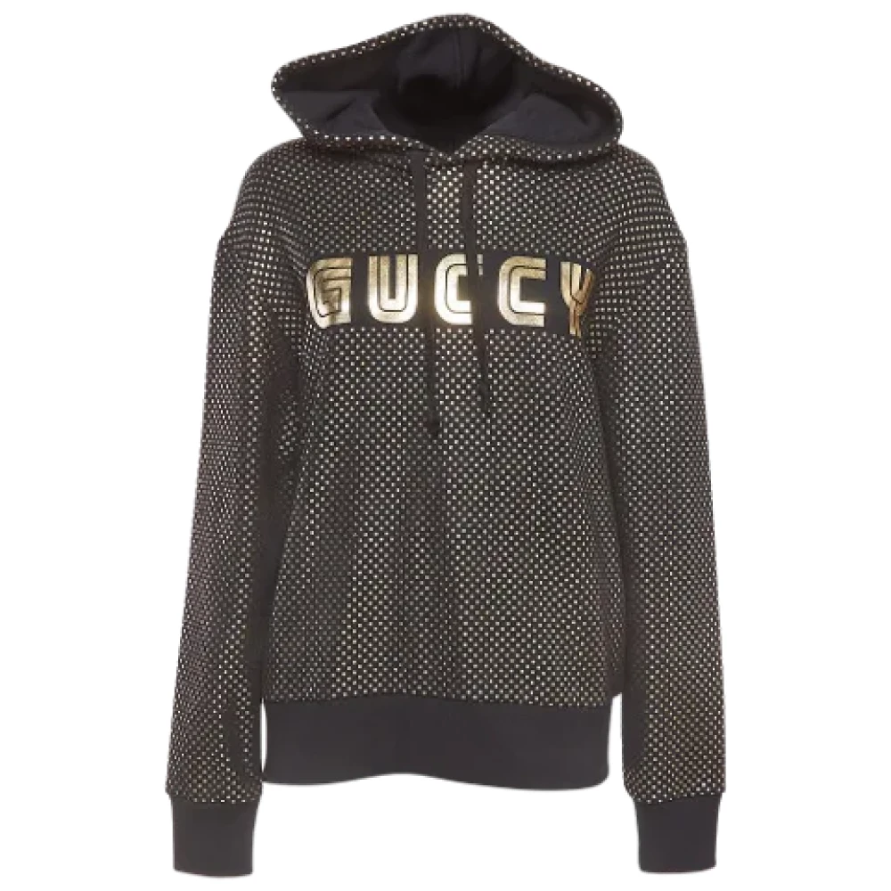 Pre-owned Svart bomull Gucci genser